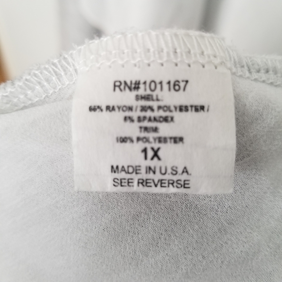 Kim & Cami 1X gray waterfall layered cardigan - Picture 6 of 6